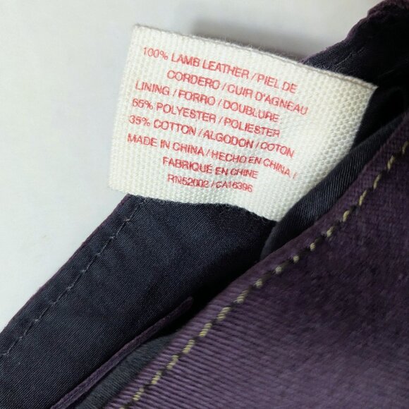 NWT Lucky Brand Stash Purple Leather Crossbody Purse - Picture 7 of 11